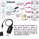 Ver imagem 3 de Receptor Bluetooth P2 Usb Adaptador Entrada Auxiliar Carro e Caixa de Som P2