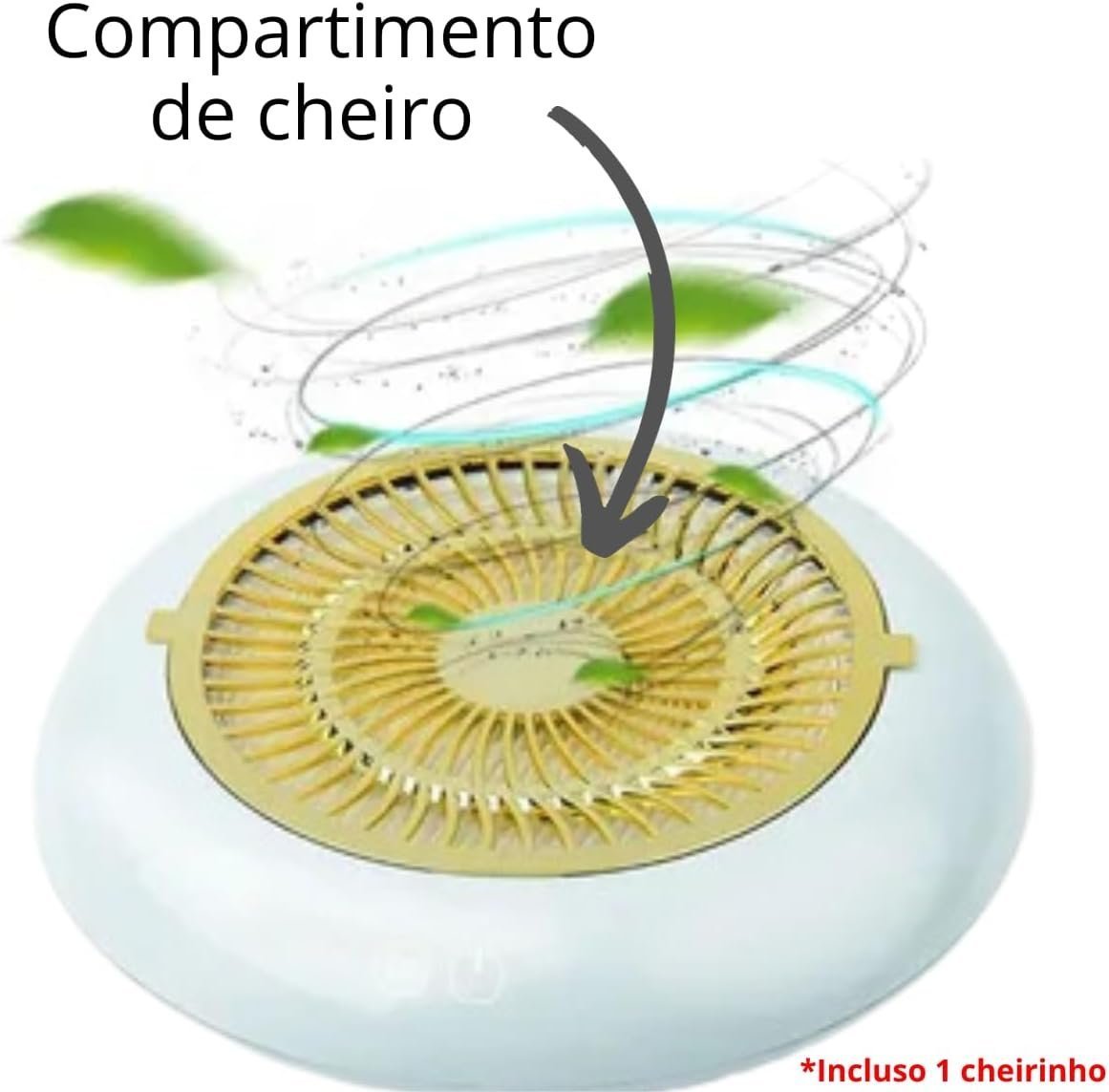 Ventilador De Teto Lâmpada LED 2 em 1 - Ilumine e Refresque Seu Espaço com Controle Remoto e Design  - 7