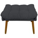Ver imagem 5 de Kit 2 Puff Decorativo para Sala Quarto Penteadeira Sufler Linho Pés Palito