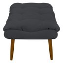Ver imagem 6 de Kit 2 Puff Decorativo para Sala Quarto Penteadeira Sufler Linho Pés Palito