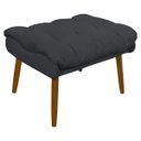 Ver imagem 7 de Kit 2 Puff Decorativo para Sala Quarto Penteadeira Sufler Linho Pés Palito