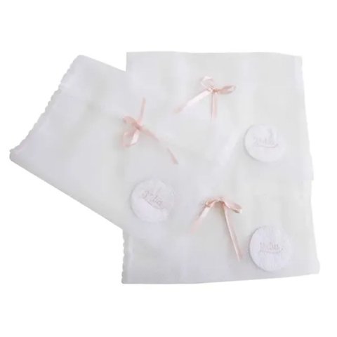 Kit Saquinho de Maternidade Rosa 3 Peças | Casa Del Grande