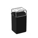 Ver imagem 1 de Saleiro Pimenteiro 70ml Preto Porta Tempero 5x4x8cm Plástico Coza Dispenser de Mesa