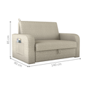 Ver imagem 2 de Sofá-Cama Villa Mistral 2 Lugares