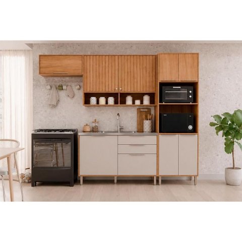 Kit Modulado 4 Peças Divina CZ615 Cinamomo/Off White MGM
