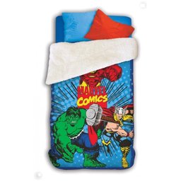 Coberdrom Infantil Menino Dupla Face Avengers - 1
