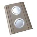 Ver imagem 1 de Esteira Decorativa Laqueada Apoio Sofá Copo Alumínio Nude