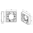 Ver imagem 2 de Conversor para Acabamento de válvula de descarga Quarter e Flux Cromado Tigre