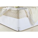 Ver imagem 1 de Saia para Cama Box Casal Queen Veneza Branca