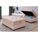 Ver imagem 1 de Cama Box Baú Crc Solt +Colchão D33 Milão Orthoflex 88x188
