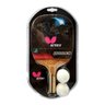 Raquete Tênis de Mesa Caneta Biriba II + 2 Bolas Butterfly - 1
