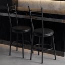 Ver imagem 5 de Cadeira para Cozinha Americana 2 Uni Estrutura Preto Liz:Preto