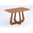 Ver imagem 1 de Mesa Multiuso Cozinha Bromélia Natuame C/ Tampo Madeirado 130x80cm Carvalho/cinamomo - Cimol