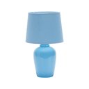 Ver imagem 1 de Luminária Abajur Taschibra Pottery 37cm E27 Bivolt Azul