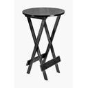 Ver imagem 2 de Jogo de Mesa Dobrável Bistro 2 Cadeiras Madeira Maciça - Preto