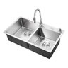 Cuba Gourmet Cozinha Pia Dupla Prata Luxo Aço Inox Brinovar - 3
