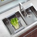 Ver imagem 4 de Cuba Gourmet Cozinha Pia Dupla Prata Luxo Aço Inox Brinovar