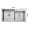 Cuba Gourmet Cozinha Pia Dupla Prata Luxo Aço Inox Brinovar - 8