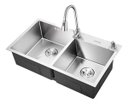 Ver imagem 3 de Cuba Gourmet Cozinha Pia Dupla Prata Luxo Aço Inox Brinovar