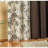 Cortina Floratta 3 Metros X 2,50 Metros Alt Tecido Rústico - 3