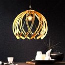 Ver imagem 2 de Luminária Teto tipo Pendente em MDF - Completa - Cor: Preta