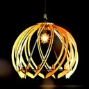 Ver imagem 3 de Luminária Teto tipo Pendente em MDF - Completa - Cor: Preta