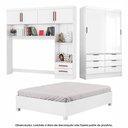 Ver imagem 2 de Guarda Roupa Modulado Sevilha com Cama Casal Carioca Móveis Branco
