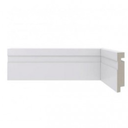 Ver imagem 1 de Rodapé Poliestireno - Barra 2,40m X 7cm - Frisado Branco 456 Santa Luzia
