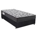 Ver imagem 1 de Cama Box Solteiro Suede + Colchão de Espuma D33 - Sereneprime - 88cm Preto
