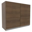 Ver imagem 1 de Armário Aéreo Madesa Glamy 80 cm 2 Portas Rustic Cor:Rustic