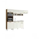 Ver imagem 3 de Cozinha Compacta Atenas 9 Portas 1 Gaveta MDP 249,7cm Off White Aramóveis
