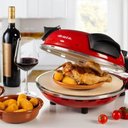 Ver imagem 5 de Forno de Pizza Elétrico Ariete 909 Vermelho 1200w - Pedra Refratária e Design Retrô 220v