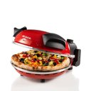 Ver imagem 2 de Forno de Pizza Elétrico Ariete 909 Vermelho 1200w - Pedra Refratária e Design Retrô 220v