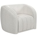 Ver imagem 6 de Kit 2 Poltronas Decorativa para Sala Lazio M03 Bouclê Branco - Lyam Decor
