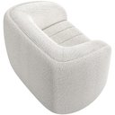 Ver mais imagens de Kit 2 Poltronas Decorativa para Sala Lazio M03 Bouclê Branco - Lyam Decor