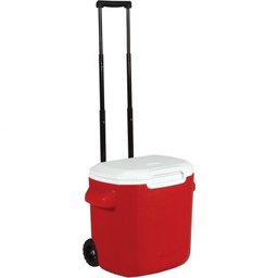 Caixa Térmica Coleman 16 QT com Rodas 15,2 Litros Vermelha - 1 Caixa Térmica Coleman 16 QT com Rodas 15,2 Litros Vermelha - 1