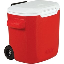 Caixa Térmica Coleman 16 QT com Rodas 15,2 Litros Vermelha - 3 Caixa Térmica Coleman 16 QT com Rodas 15,2 Litros Vermelha - 3