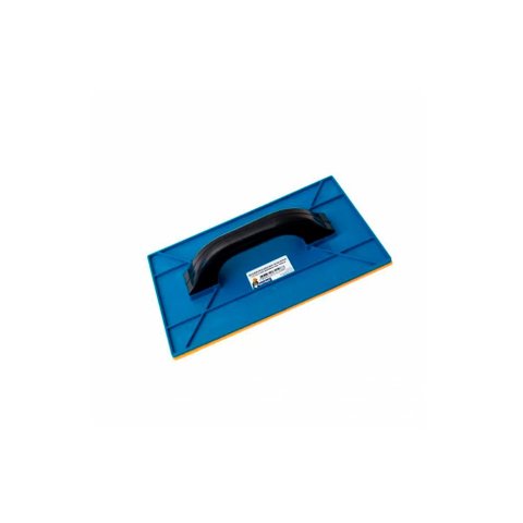 Kit 12 Desempenadeira Plástica Azul Borracha Gold 14x27cm
