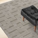 Ver imagem 3 de Tapete Chevron 03/37 Prata Design 1,50x2,00M São Carlos