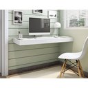 Ver imagem 1 de Escrivaninha Mesa Escritório Suspensa em MDF 120x50cm