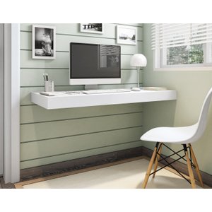 Escrivaninha Mesa Escritório Suspensa em MDF 120x50cm