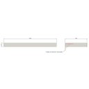 Ver imagem 4 de Escrivaninha Mesa Escritório Suspensa em MDF 120x50cm