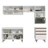 Armário de Cozinha Completa 250cm Branco Reims Madesa 08 - 3