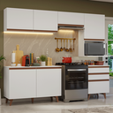 Ver imagem 1 de Armário de Cozinha Completa 250cm Branco Reims Madesa 08