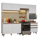 Ver imagem 4 de Armário de Cozinha Completa 250cm Branco Reims Madesa 08