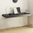 Ver imagem 4 de Escrivaninha Mesa Escritório Suspensa em 100% MDF 120cm Preto