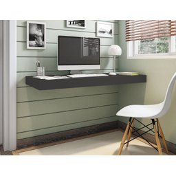 Escrivaninha Mesa Escritório Suspensa em MDF 120x50cm - 1