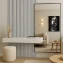 Ver imagem 1 de Kit 10 Unidades - Revestimento Ripado Placa Mdf Painel Decorativo 45 X 11 Cm: Off White