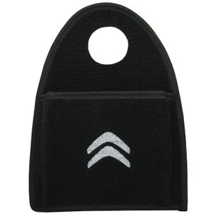 Lixeira Lixinho Automotiva Carro Carpete Logo Bordado para Câmbio Preto