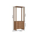 Ver imagem 3 de Closet com 1 Cabideiro e 3 Gavetas Yes Nova Mobile Montana